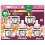 Air Wick Plug in Scented Oil Refill Summer Delights Air Freshener Essential Oils 3.38Oz (Pack of 5)