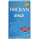 Trojan-Enz Spermicidal Lubricant Condoms 5.6Oz (Pack Of 48)