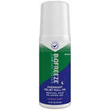 Biofreeze Menthol Overnight Pain Relief Roll-On Back Knee Muscle Joint and Arthritis Pain Relievers 2.5Oz (Pack of 24)