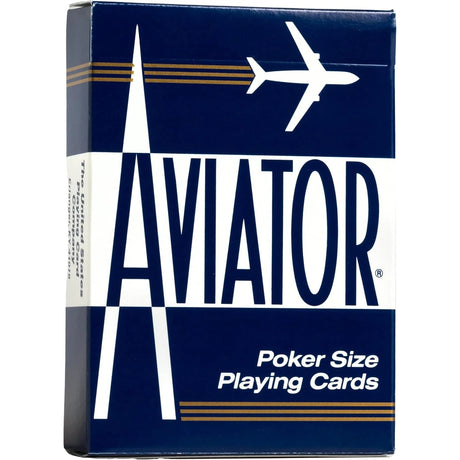 Aviator Poker Size Playing Cards Colors May Vary (Pack of 144)