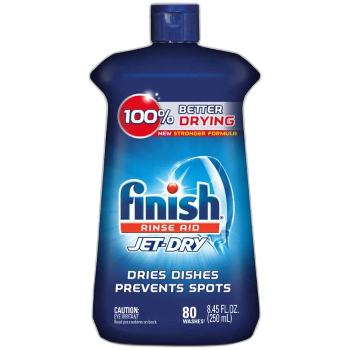 Finish Rinse Aid Jet-Dry Prevents Spots Dishwasher 8.45Oz (Pack of 8)