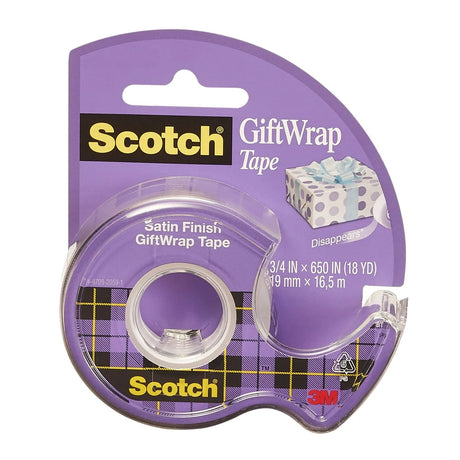 Scotch Gift Wrap Tape-.75"X650 (Pack of 144)