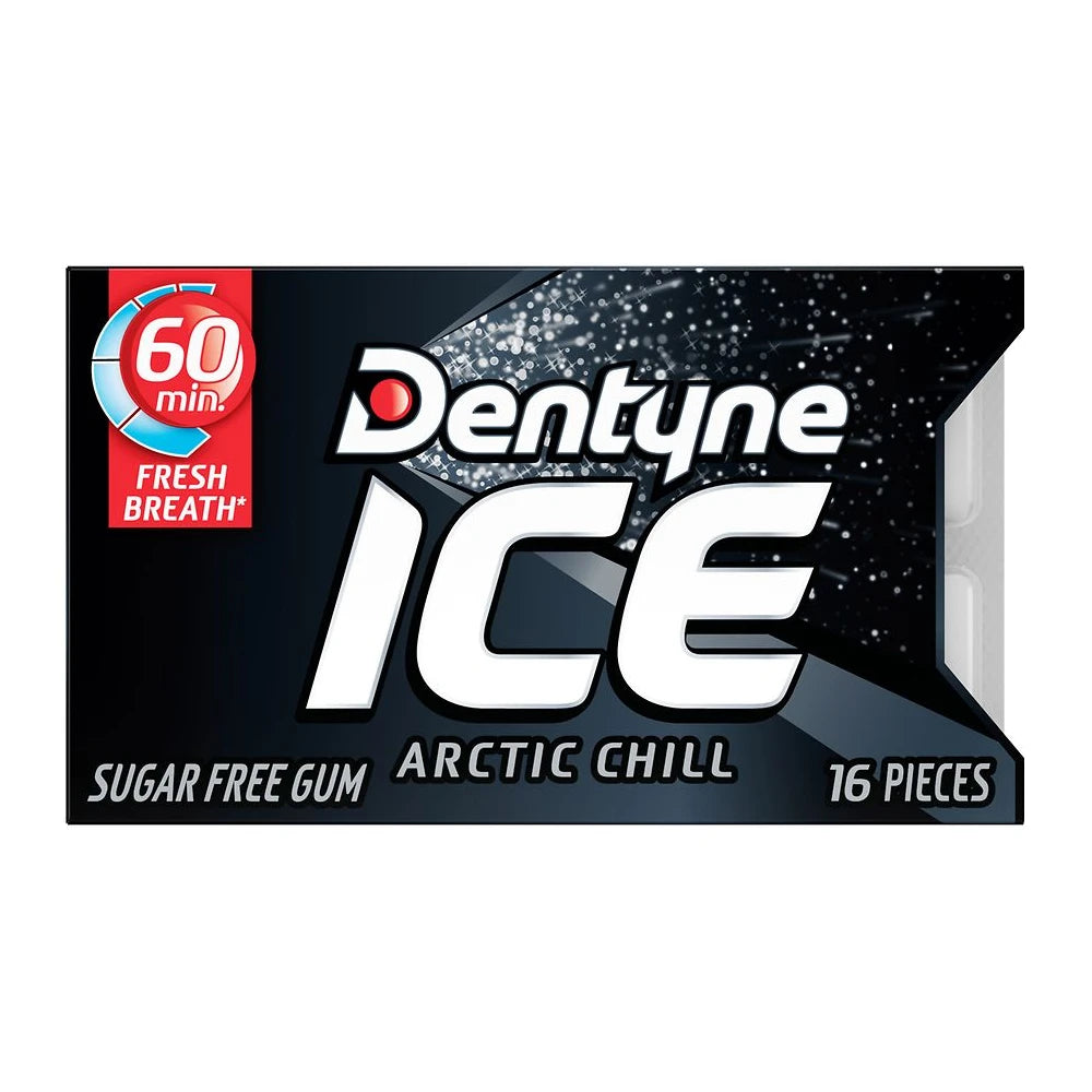 Dentyne Ice Sugar Free Gum, Pepermint, 16 Ct (Pack of 162)