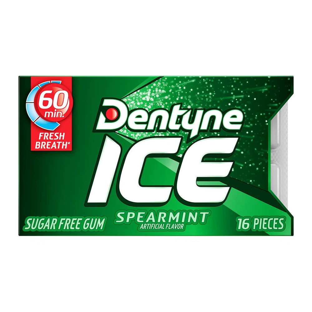 DENTYNE ICE SPEARMINT 16PC (Pack of 162)