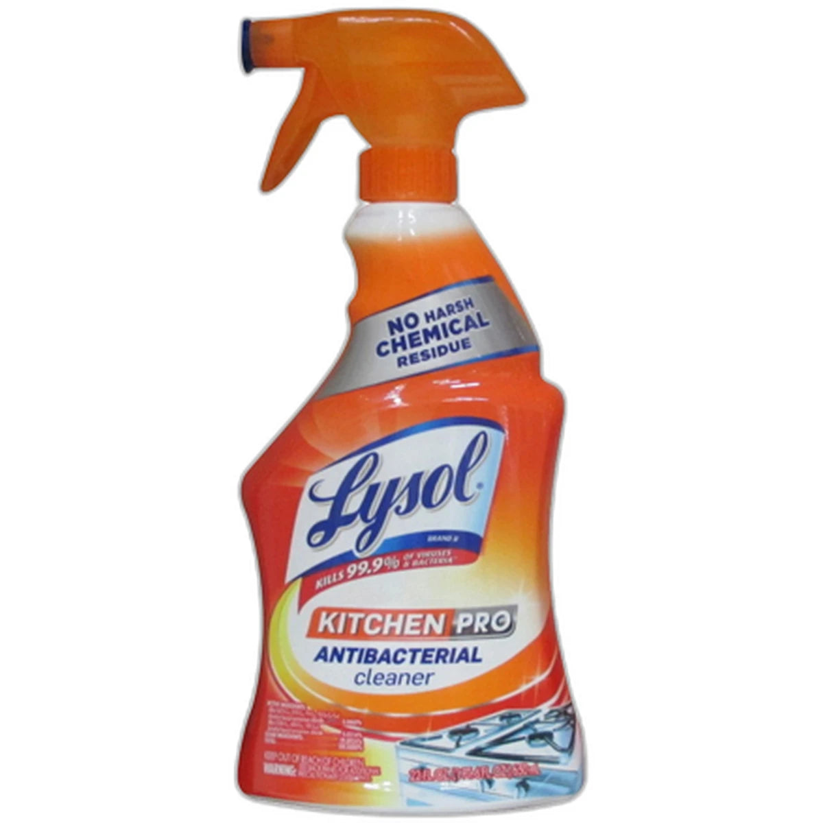 Lysol Antibacterial Kitchen Cleaner Liquid Trigger Spray 22Oz (Pack of 9)