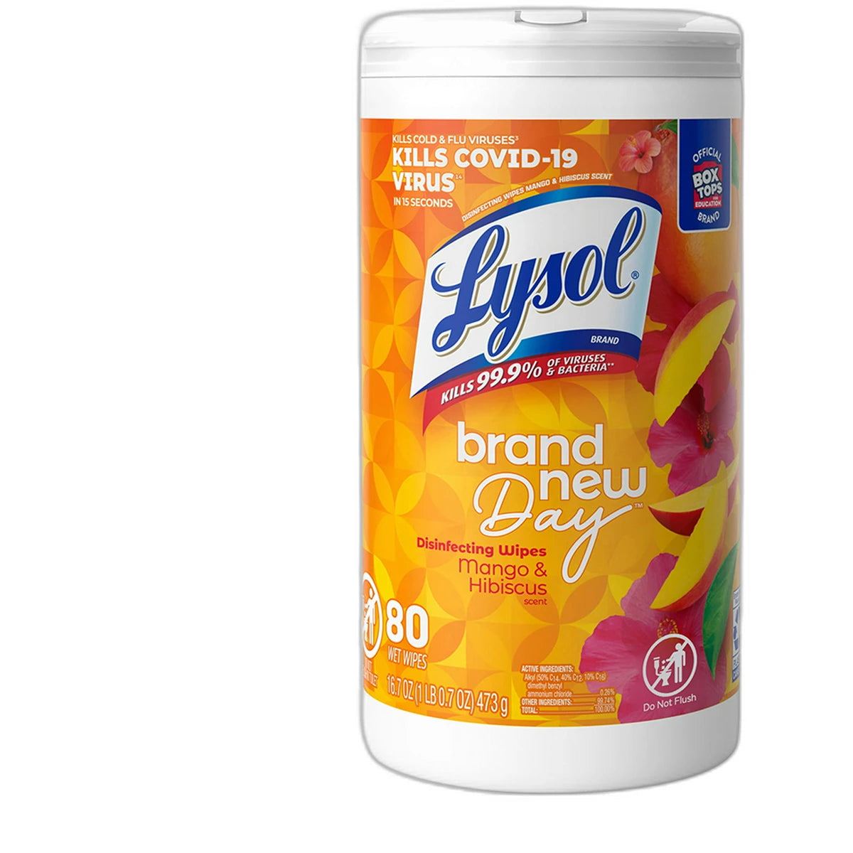 Lysol Disinfectant Antibacterial Cleaning Wipes 16.7oz (Pack of 6)
