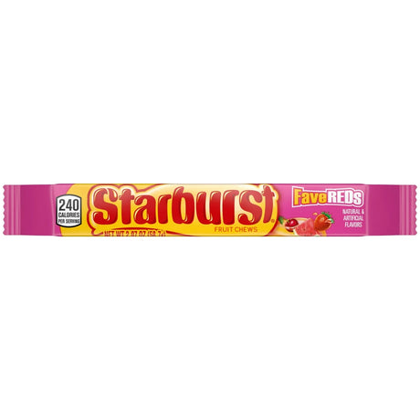 Starburst - Fruit Chews - FaveREDs 2.07 Oz (Pack of 288)