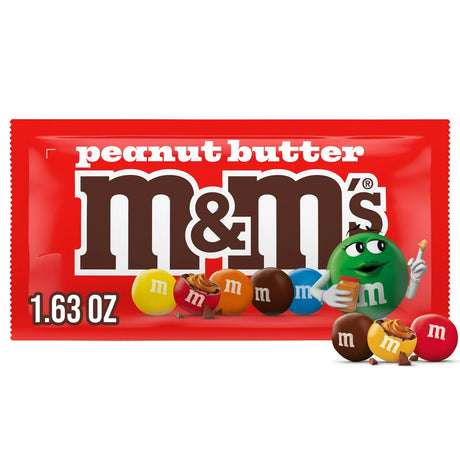 M&M's - Chocolate Candies - Peanut Butter 1.63 Oz (Pack of 288)