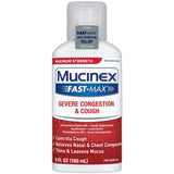 Mucinex Fast-Max Severe Congestion & Cough Relief Liquid 6Oz (Pack Of 6)