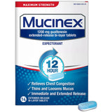 Mucinex Maximum Strength Extended-Release Bi-Layer Tablets14 Ea 0.07Oz (Pack Of 24)