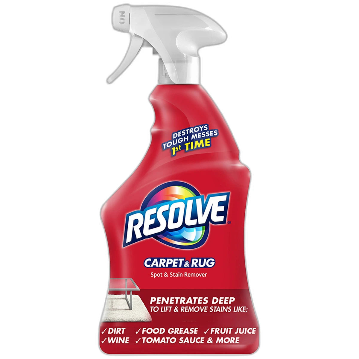 Resolve Carpet Cleaner Spray Spot And Stain Remover 22Oz (Pack of 12)