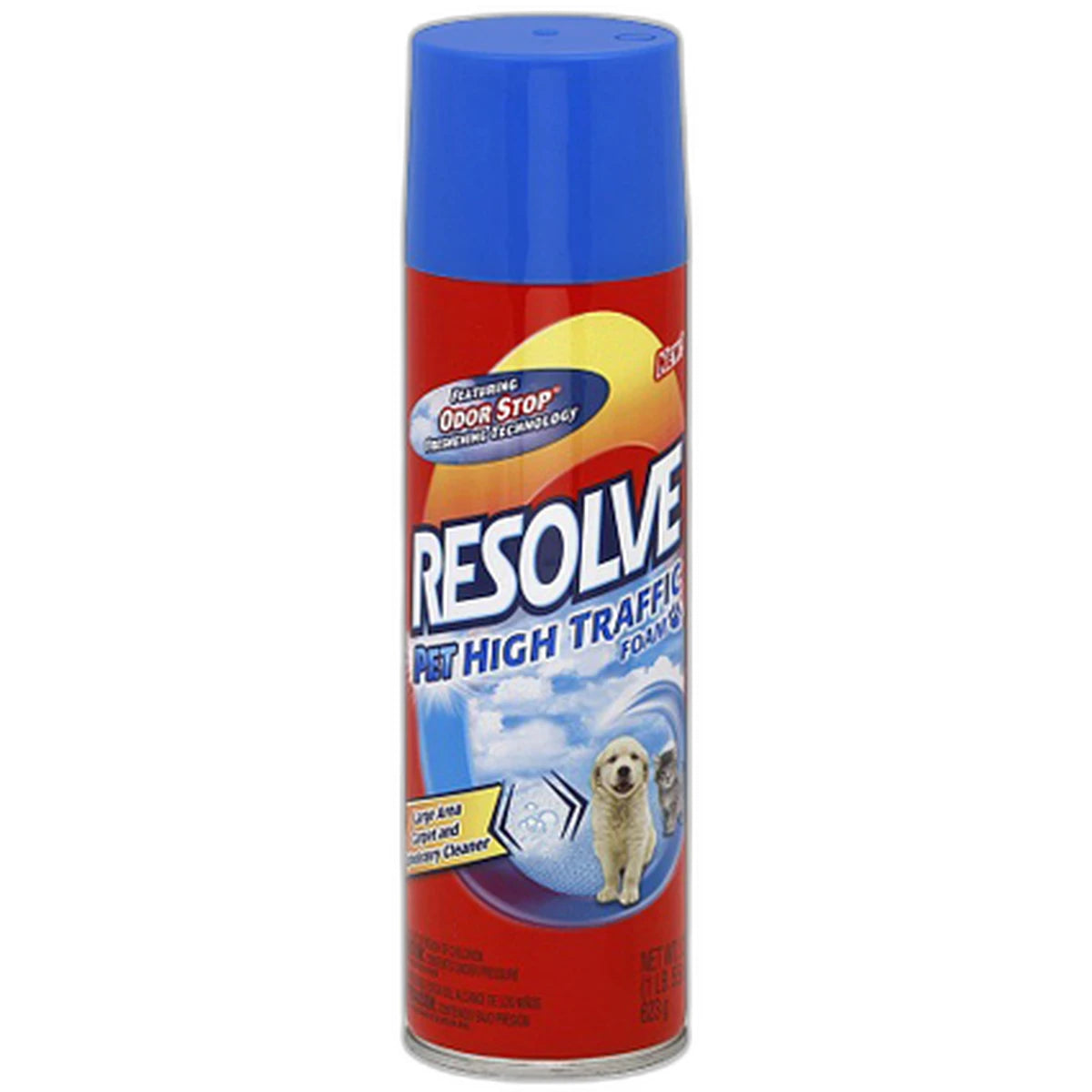 Resolve Pet High Traffic Foam Large Area Carpet Cleaner22Oz (Pack of 6)