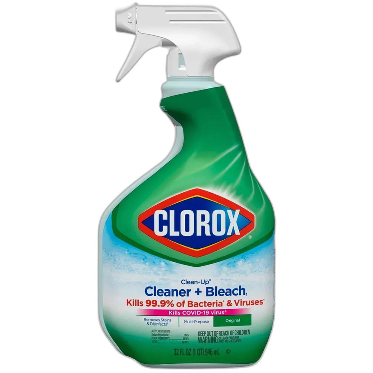 Clorox Clean Up All Purpose Cleaner with Bleach Original 32Oz (Pack of 9)