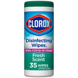 Clorox Disinfecting Wipes Fresh Scent 0.16Oz (Pack Of 12)