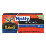 Hefty Strong Extra Large Trash Bags 33 Gallon 73.92oz (Pack of 6)