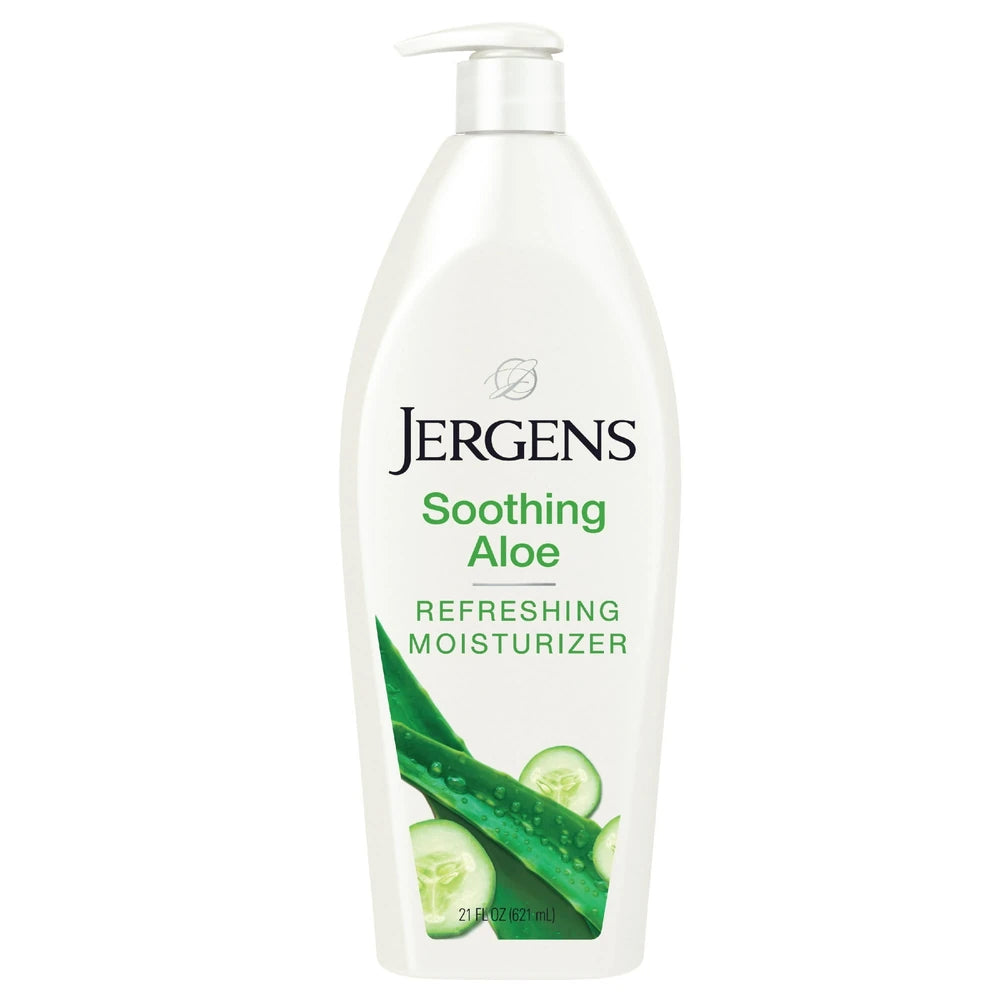 Jergens Soothing Aloe Hand and Body Lotion 21 Oz (Pack of 12)