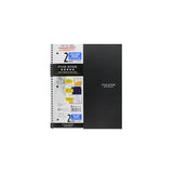 Mead Five Star 2 Subject College Ruled Notebook 120 Sheets Assorted Colors 29.28oz (Pack of 12)