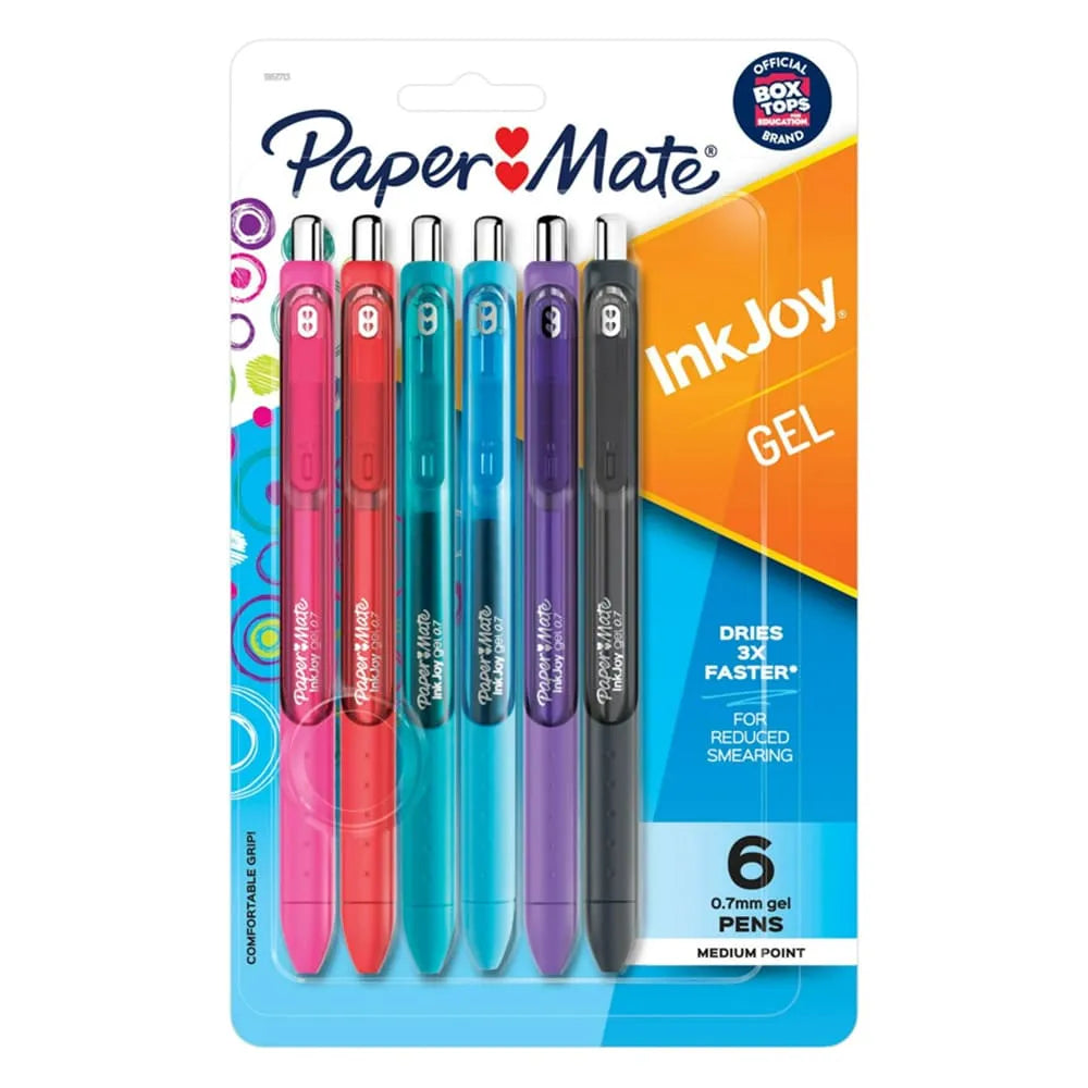 Paper Mate InkJoy Gel Pens Fashion Student 0.7 mm Medium Point6.0 ea 3.2oz (Pack of 36)