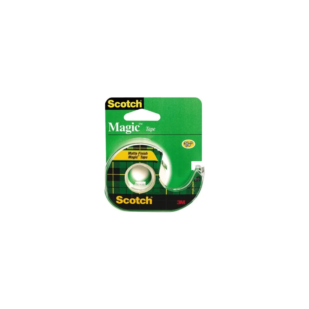 3M Scotch Magic Tape 0.75in x 600in 2.24Oz (Pack of 144)