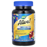 Natures Way Alive Mens 50 Plus Gummy Vitamins60 Ea 1Oz (Pack Of 12)