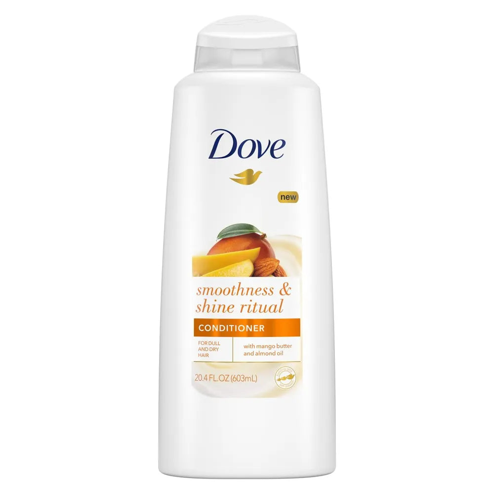 Dove Smoothness And Shine Ritual Conditioner Mango 20.4Oz (Pack of 4)