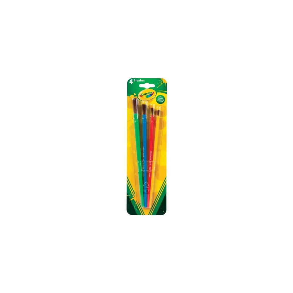 Crayola Paintbrush 4 Count 0.64Oz (Pack Of 12)