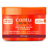 Cantu Define & Shine Custard with Shea Butter for Natural Hair 12 Fl. Oz (Pack of 12)