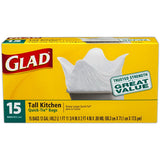 Glad Tall Kitchen Bag  8.25Oz(Pack of 12)
