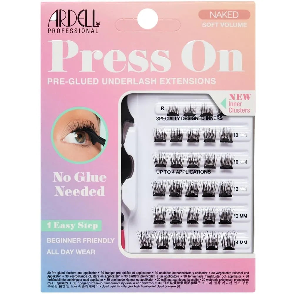 Ardell Naked Press On Pre-Glued Underlash Extensions - Soft Volume (Pack of 36)