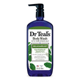 Dr Teal s Body Wash Relax and Relief with Eucalyptus Spearmint (Pack of 4) 24 Fl. Oz