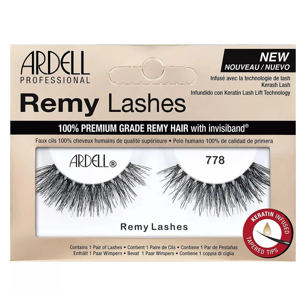 Ardell Remy Black Lashes #778 0.32Oz (Pack of 72)