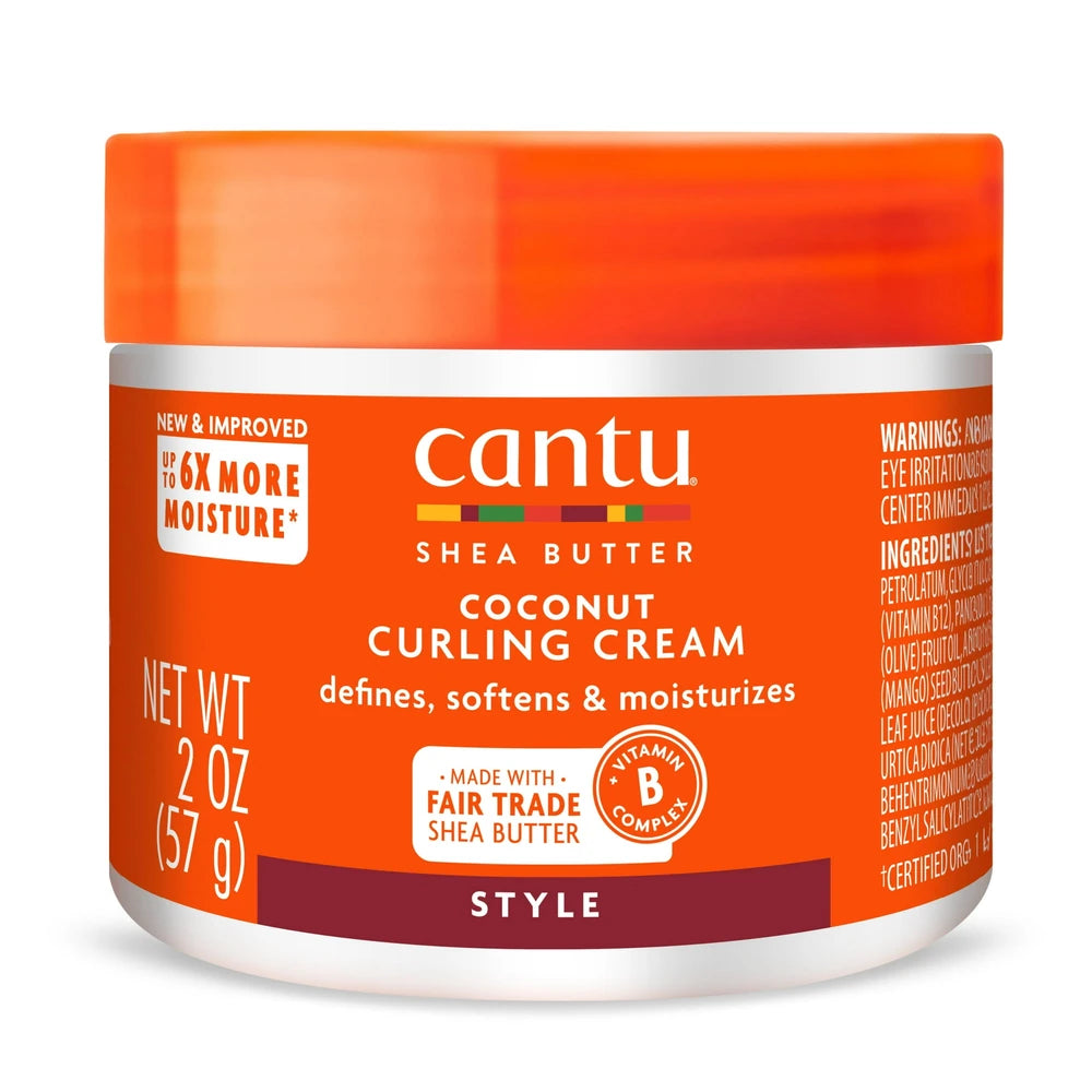 Cantu Shea Butter for Natural Hair Coconut Curling Cream 2 oz (Pack of 24)