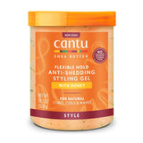 Cantu Flexible Hold Anti-Shedding Styling Gel with Honey (Pack of 12) 18.5 Fl. Oz