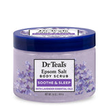 Dr Teal s Exfoliate & Renew Lavender Epsom Salt Body Scrub 16 oz (Pack of 12)