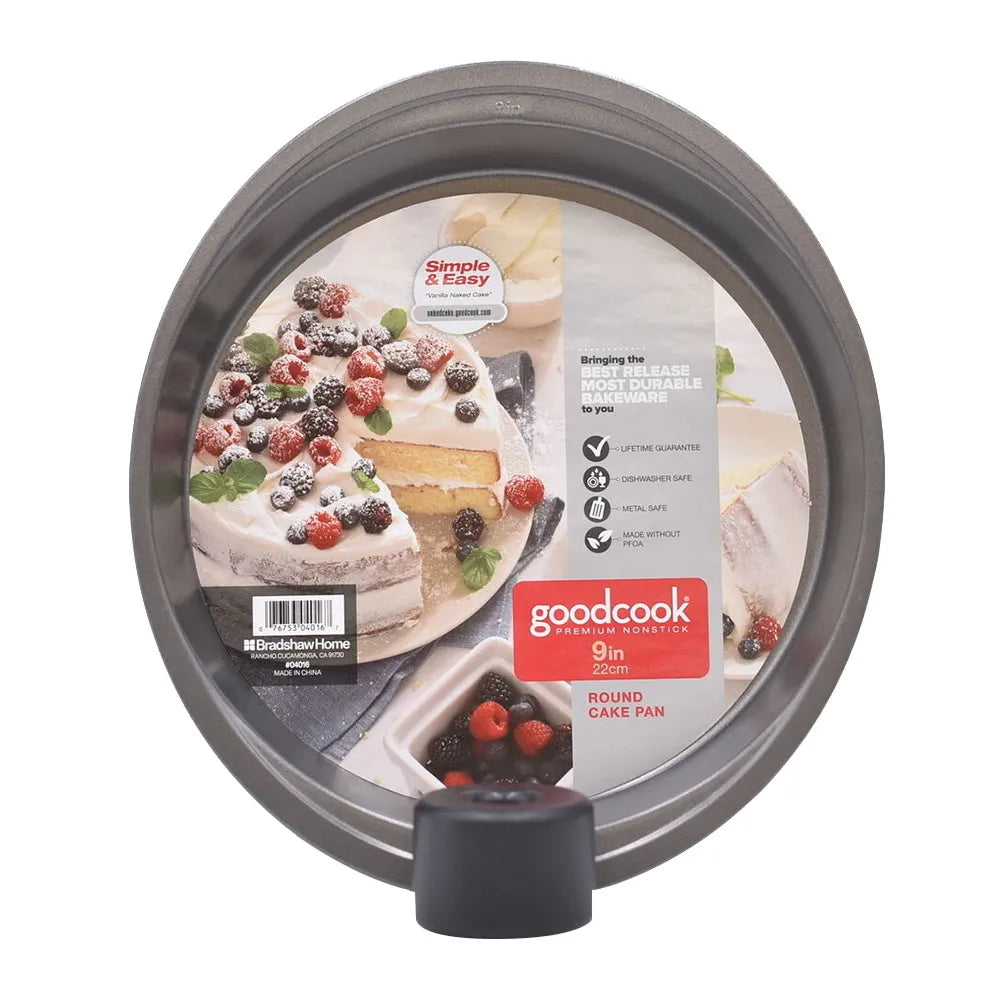 Good Cook Round Cake Pan 9In 0.81Oz (Pack Of 12)