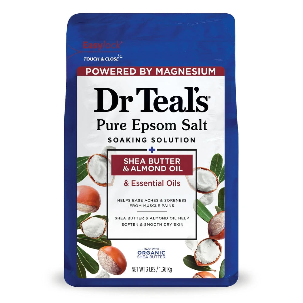 Dr Teal's Shea Butter & Almond Bath Soaks - 48oz (Pack of 4)
