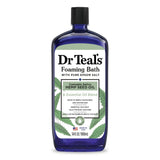 Dr Teal s Foaming Bath Cannabis Sativa Hemp Seed Oil with Essential Oil Blend 34 Fl. Oz (Pack of 12)