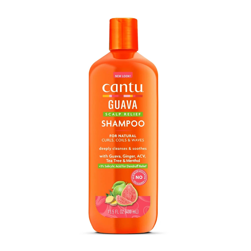 Cantu Anti-Dandruff Shampoo with Guava & Ginger 13.5 fl oz T (Pack of 12)
