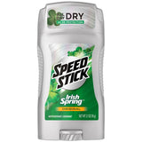 Mennen Speed Stick Antiperspirant Deodorants Irish Spring Original 2.7Oz (Pack of 12)