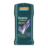 Degree Men Advanced Antiperspirant Deodorant Stick Deep Cedar and Lavender 2.7 Oz (Pack of 12)