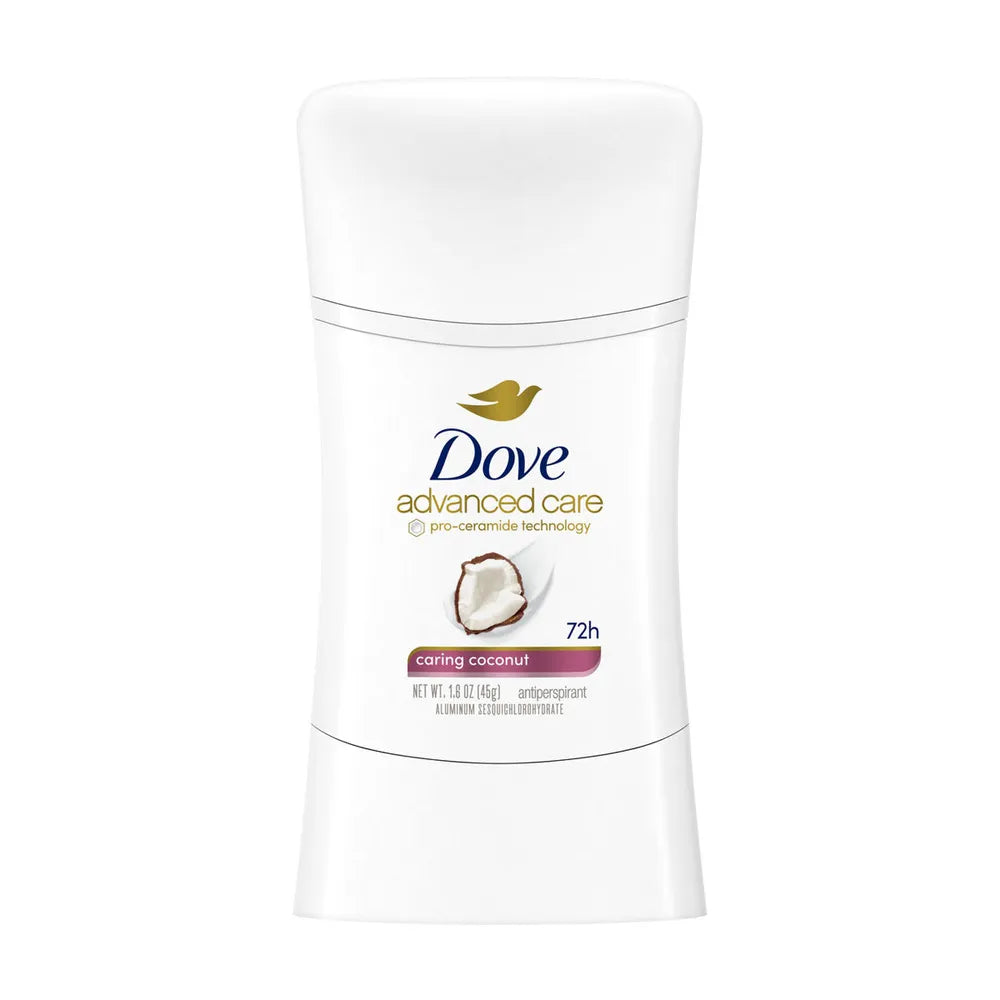 Dove Advanced Care Deodorant Caring Coconut 1.6 oz (Pack of 12)