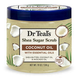 Dr Teal s Shea Sugar Body Scrub Coconut Oil with Essential Oils (Pack of 12) 19 Oz