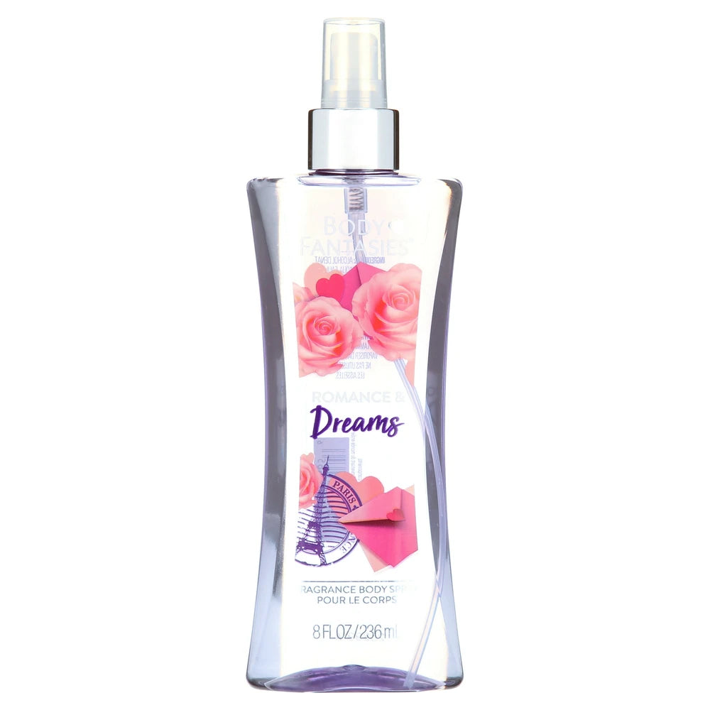 Body Fantasies Signature Romance & Dreams Body Spray 8 fl.oz (Pack of 12)