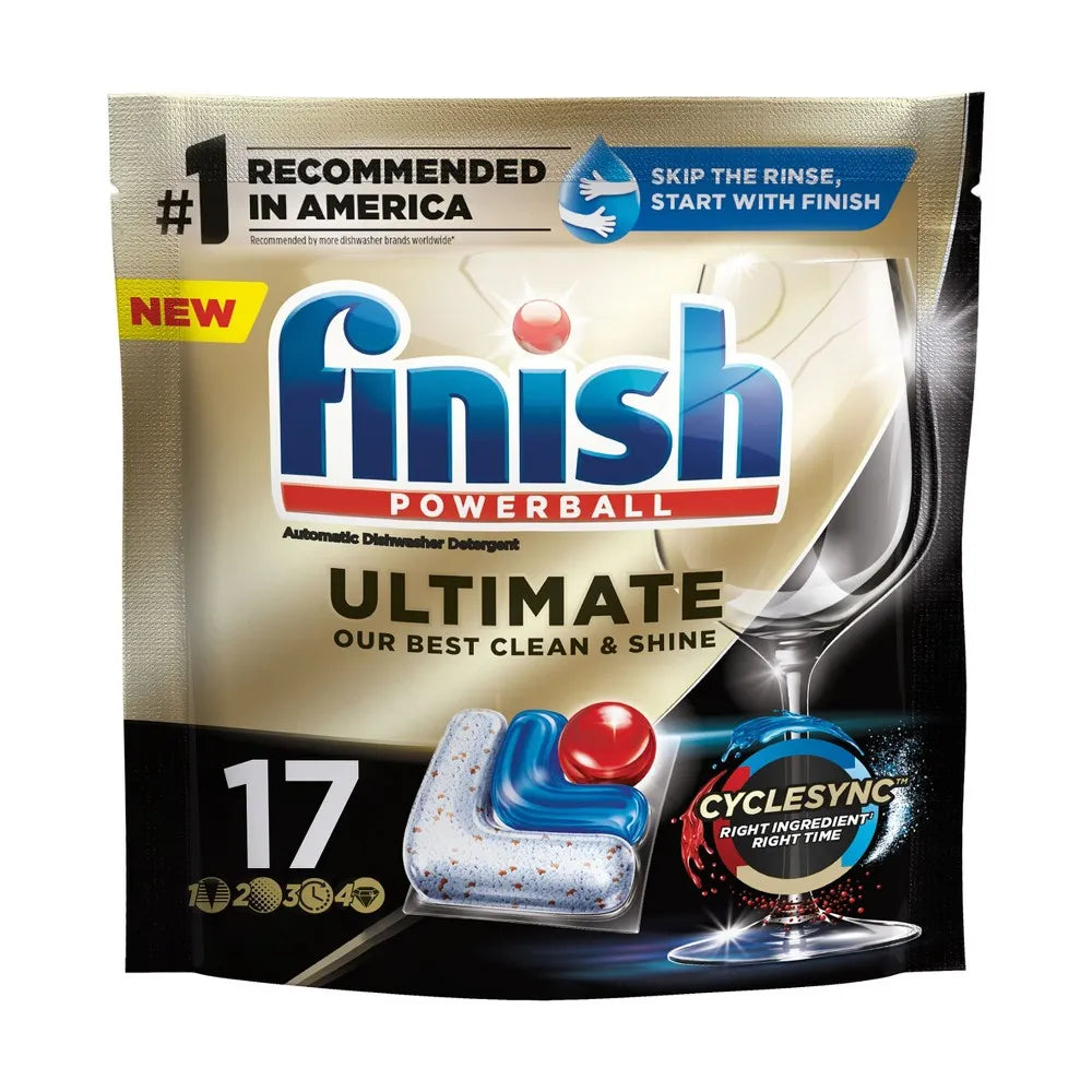Finish Ultimate Dishwasher Tabs 17 ct 6.1oz (Pack of 4)