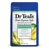 Dr Teal s Epsom Salt Magnesium Soak Glow & Hydrate with Avocado Oil & Ceramides 48 Oz (Pack of 4)