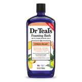 Dr Teal's Stress Relief Essential Oils Foaming Bath Soak - 34oz (Pack of 12)