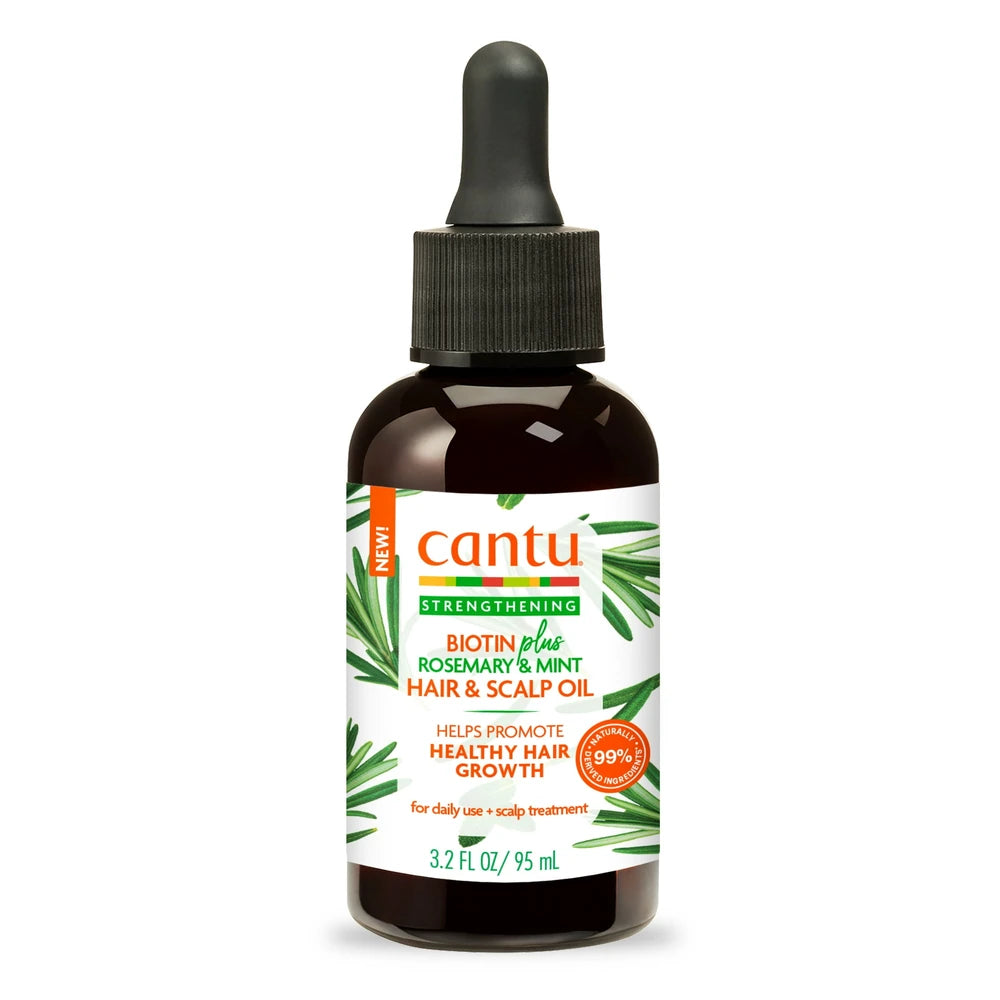 Cantu Biotin-Infused Strengthening Hair & Scalp Oil 3.2 fl oz (Pack of 12)