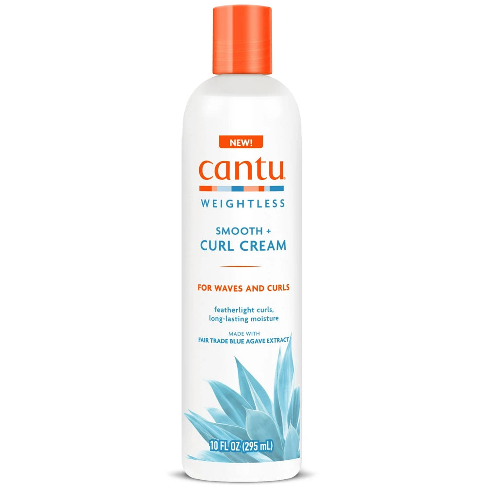 Cantu Weightless Smooth + Curl Enhancer Cream - 10oz (Pack of 12)