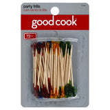 Good Cook Disposable Frill Party Pick 72 Count 1.6oz (Pack of 144)