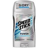 Speedstick Power Unscented Antiperspirant Deodorant 3Oz (Pack of 12)